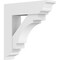 Ekena Millwork Standard Merced Architectural Grade PVC Bracket with Traditional Ends, 5"W x 24"D x 24"H BKTP05X24X24MRC01 - alternate 1